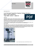 HighVolt Capacitive Impulse Voltage Dividers 3-61-En