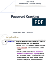 Password Cracking: Introduction To Computer Security