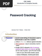 Password Cracking: Introduction To Computer Security