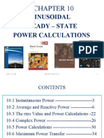 Sinusoidal Steady - State Power Calculations