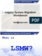 Legacy System Migration Workbench: SAP AG July 1999 1