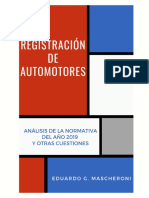 Libro Registración de Automotores - E. Mascheroni 2020