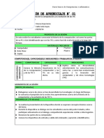 Sesion de Aprendizaje N O1 La Historia D