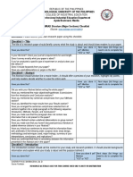 IMRAD Structure (Major Sections) Checklist