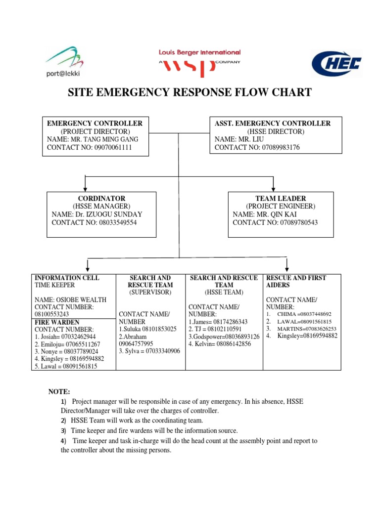 Emergency Flow Chart PDF