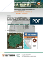 Reporte Complementario N°616 Deslizamiento en El Distrito de Molino - Pachitea