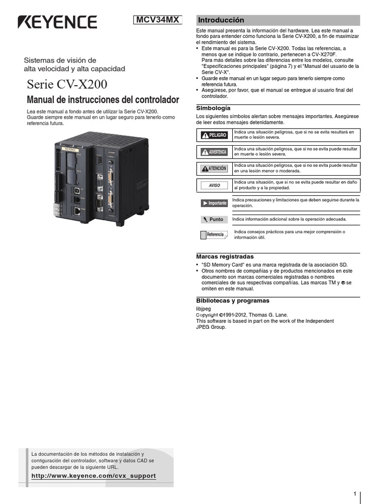 CV-X - 200 Manual de Instrucción | PDF | USB | Agua