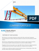 Company Portfolio: © IMS Solution Inc
