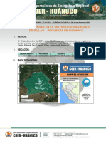 Reporte Preliminar N°462-Lluvias Intensas en El Distrito de San Pablo de Pillao - Huánuco