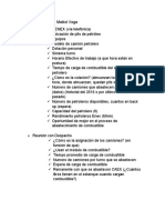 Reunión sobre proceso de abastecimiento de combustible CAEX