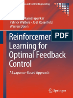 Reinforcement Learning For Optimal Feedback Control