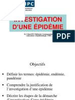 Investigation D'un Épidémie - 2021 - Nov - 2021 - F