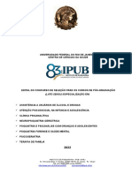 Cursos Pós-Graduação UFRJ Psiquiatria 2022