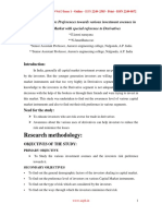 A Study on Investors Preferences Towards Various Investment Avenues in Capital Market With Special Reference to Derivatives