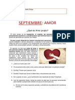 SEPTIEMBRE - Amor