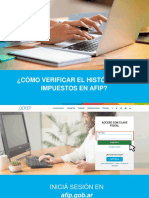 Cómo Verificar El Histórico de Impuestos