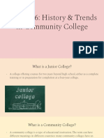 Chapter 6 History Trends in Community College 1