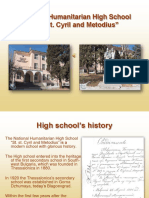 National Humanitarian High School's History and Activities