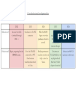 5 Year Professional Development Plan