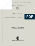 Kulikowski1971 Book AlgebraicMethodsInPatternRecog
