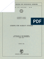 Longo1971 Book CodingForMarkovSources