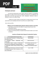 Field Study 2: Embedding Action Research For Reflective Teaching