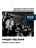 Mingus Big Band: University Musical Society 2000-2001 Youth Education