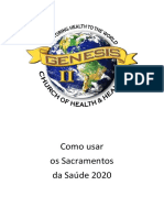 Apostila Igreja Gênesis II Da Saúde e Cura Como Usar MMS 2020
