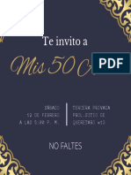 Púrpura Monocromático Cumpleaños de 18 Invitación