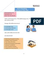 IELTS Reading Format of The Test