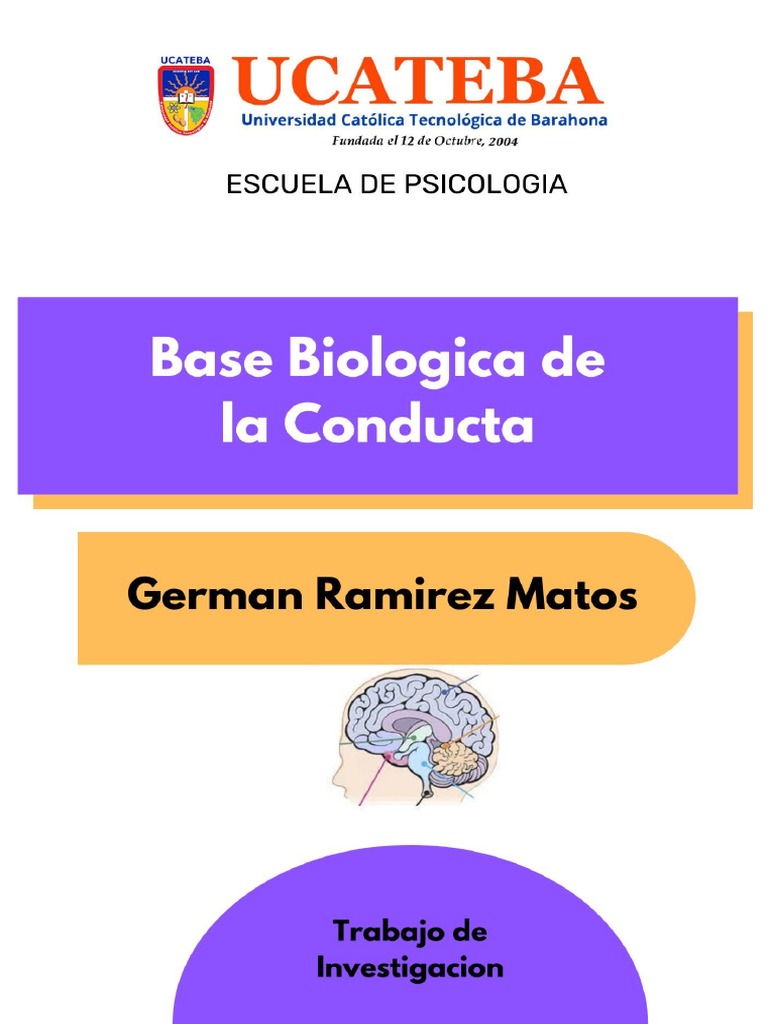 Trabajo Final Base Biologica de La Conducta | PDF | Cerebro | Las emociones