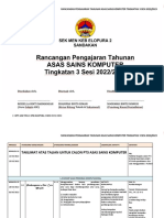 RANCANGAN PENGAJARAN ASAS SAINS KOMPUTER T3