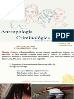 Antropologia y Criminalistica