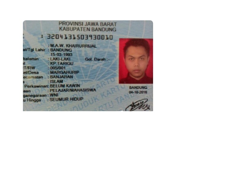 KTP Rijal | PDF