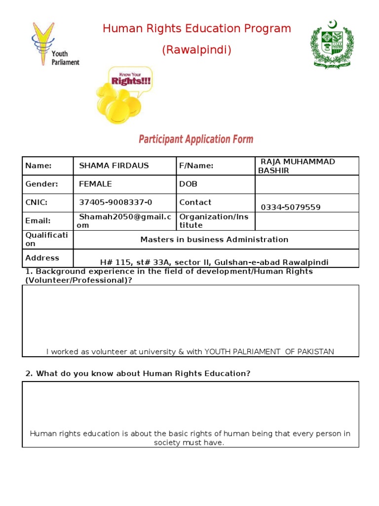 Human Rights Education Program Details | PDF