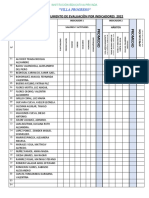 ) Registro de Evaluación de Tutoría 2022