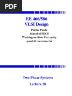 EE 466/586 VLSI Design: School of EECS Washington State University Pande@eecs - Wsu.edu