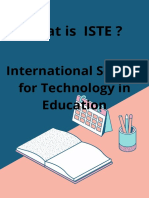 What Is ISTE ?: International Society For Technology in Education