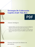 Estrategias de Colaboración Logística (Cpfr. Vmi, Ecr).