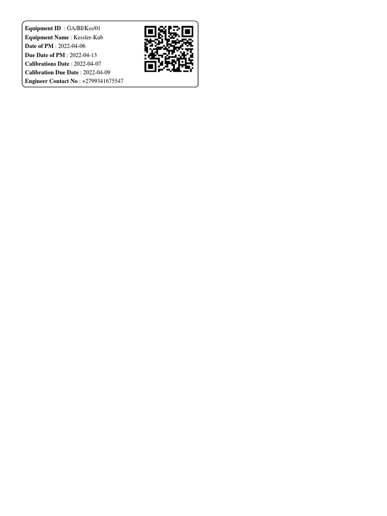 1649199940calibrations Single Sticker | PDF