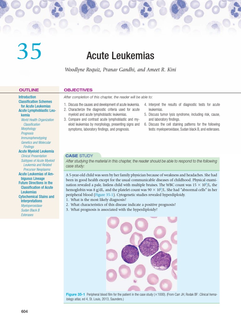 Understanding Acute Leukemias | PDF | Leukemia | Cell Biology