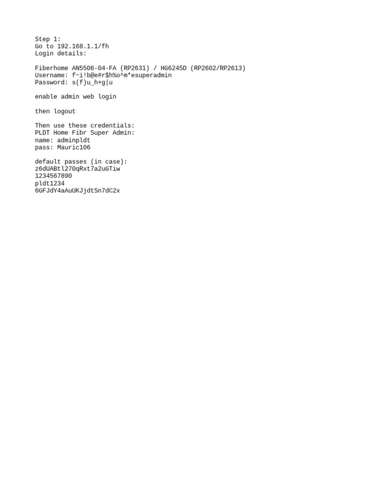Pldt super admin pdf