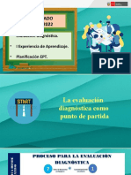 Colegiado 31/03/2022: - Evaluación Diagnóstica. - I Experiencia de Aprendizaje. - Planificación EPT