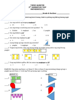 Second Summative Test in Math 3rd Quarter