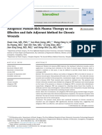 Allogeneic Platelet-Rich Plasma Therapy As An Effective and Safe Adjuvant Method For Chronic Wounds