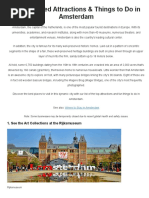 Amsterdam Travel Guide: Key Highlights | PDF | Barcelona | Library