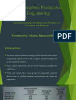 Hydrocarbon Production Engineering: Presented By: Manish Kumar (18PE10006)