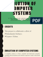 Evolution of Computer Systems