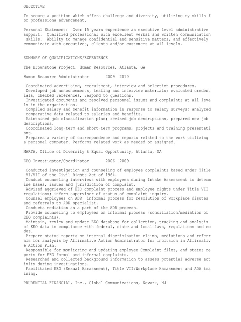 Executive Admin Assistant Pdf Alternative Dispute Resolution Mediation