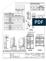 Concrete Footing Schedule: Isolated Footing Detail Cantilever Footing Detail Wall Footing Detail